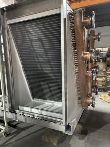 Wholesale 3500m3/H Corrugated V Type Dry Air Cooler Chiller PLC Controlled from china suppliers