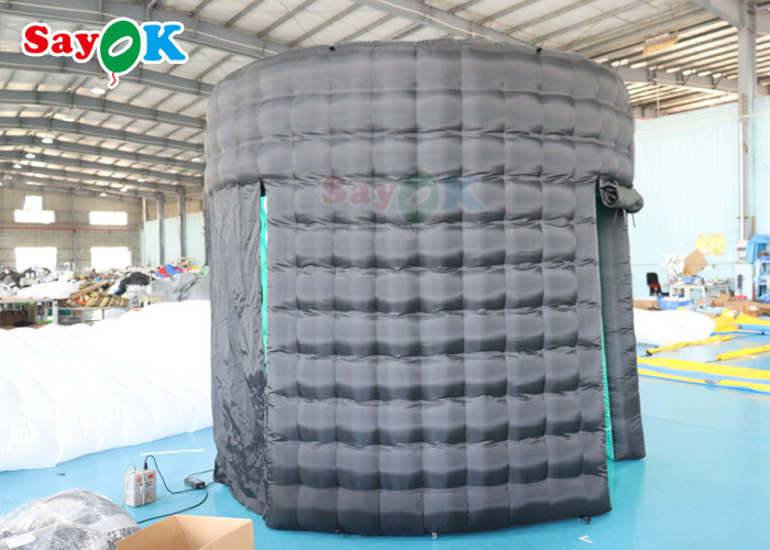 Inflatable LED Photo Booth Tent With Air Blower Remote Controller Photo Booth Backdrop For Wedding