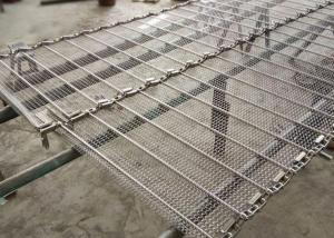 Wholesale 60cm Width Aisi 201 Chain Mesh Conveyor Belt For Bottle Conveying from china suppliers