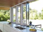 Commercial System Tempered Glass Aluminum Bifold Windows For Living Room lowes