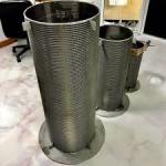 High Temperature Resistance Johnson Vee Wire Screen For Length 0.25m-3m