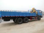 Dongfeng 10 Wheel Truck Mounted Telescopic Crane 10ton With Folded Kunckle
