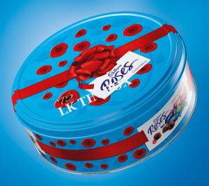 Wholesale Holiday Cookie Tin Box / Empty Cookie Tins / Cookie Storage Tins With Window from china suppliers