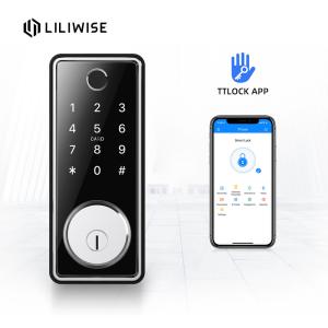 Wholesale Smart Bluetooth Key Card Door Lock Full-Automatic Fingerprint Digital Deadbolt from china suppliers