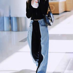 Wholesale M Size Elastic Waist Casual Overalls from china suppliers