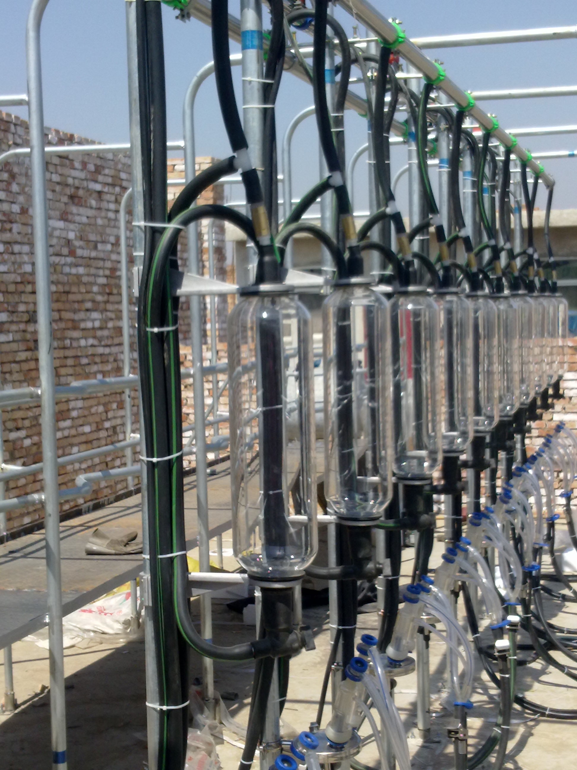 HL-G03 Middle Set Goat and Sheep Milking Parlor System with 6L Glaa Milk Meter