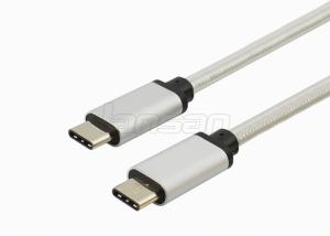 Wholesale Aluminum Foil 2A Nylon Braided Type C USB Cable For Mobile Phone FCC Certificate from china suppliers