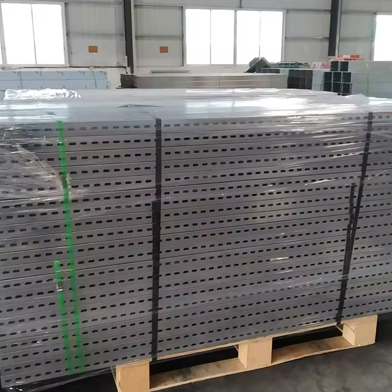 Rectangular Powder Coated Aluminum Cable Tray For Cable Management