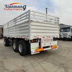 Sinotruck HOWO 6X4 371HP Fence Cargo Truck , 3 Axles Draw Bar Trailer For Sale
