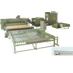 Fiber Cotton Wadding Production Line Auto Quilt Filling Line 1 Year Warranty
