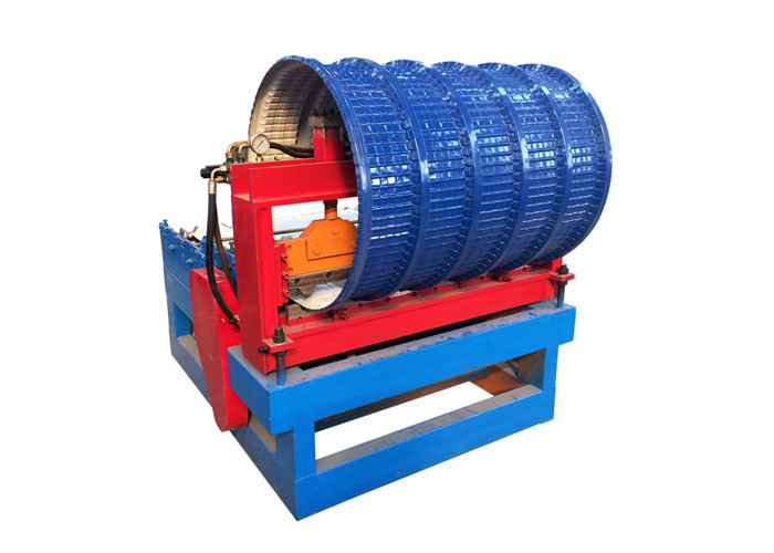 Hydraulic Arch Sheet Roll Forming Machine , 5 Step Curving Roll Forming Machine