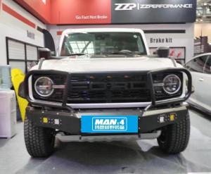 Wholesale winch bull bar offroad 4x4 bumper Black Bull Bar for ford bronco from china suppliers
