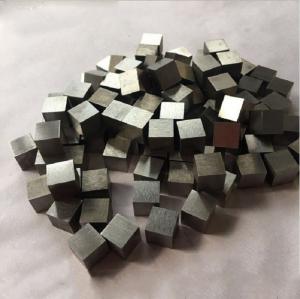 Wholesale MILT Heavy Tungsten Alloy Cube 3.0mm 4.0mm Heavy Metal For Weight Balancing from china suppliers