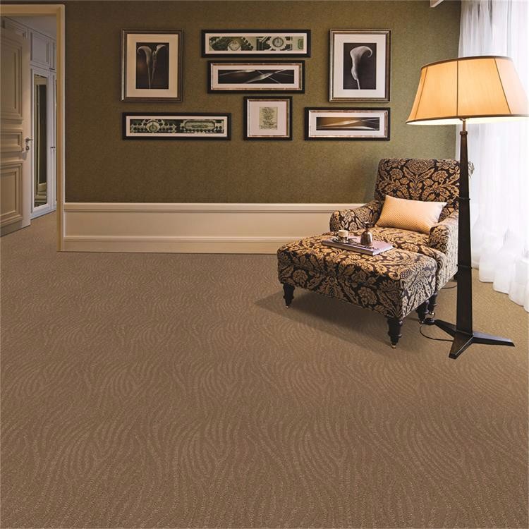 Shaggy Maroon Red 100%nylon floor carpet for star hotel