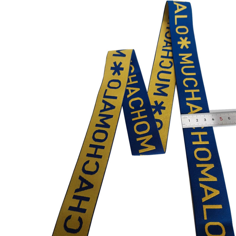 Garment Accessory Custom Logo Men's Waistband Jacquard Elastic Band For Underwear