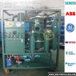 Oil Heating SGS Transformer Oil Purifier Double Stage High Efficient 36kW 3000L