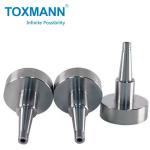 Precision custom ejector pin hot melt nozzle