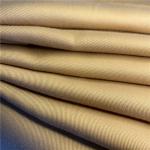 Soft Peached Khaki 150GSM Polyester Spun Yarn Fabric For Women's Blouses and
