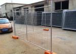 Q235 Steel Materials Temporary Security Fence Panels Crowd Control Barriers