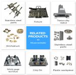 CNC Polished Stainless Steel Parts with 2D/3D Drawing and 100% Inspection