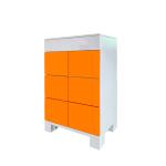 Public E Bike Battery Swapping Steel Ebike Solar Battery Changing Station