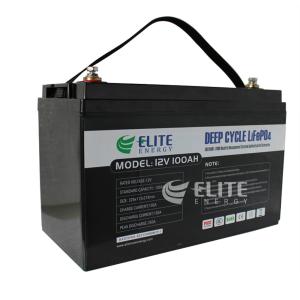 Wholesale Phosphate Lithium Iron 12V 100Ah RV LiFePO4 Battery Rechargeable from china suppliers