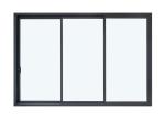 Waterproof Aluminum Framed Door Large Sliding Glass UPVC Laminated