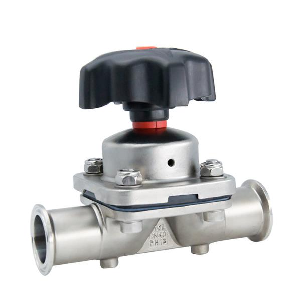 DN8-DN50 Sanitary Stainless Steel 316L DIN Composite Diaphragm Valve for
