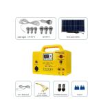 30W Solar Lighting Kit Phone Power Charging FM Radio MP3 Player Portable Solar