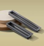 Kitchen Concealed Golden Black And Dark Gray Color Pull Handle Recessed Cabinet