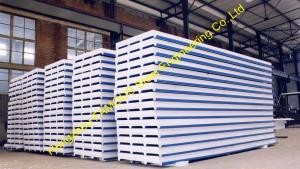 Wholesale Prefab Corrugated Metal Roofing Sheets Sandwich EPS PU Rock Wool from china suppliers