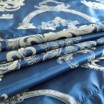 European Style Embroidery Satin Bedding Set 3 Piece Duvet Cover Bed Sheet Pillow