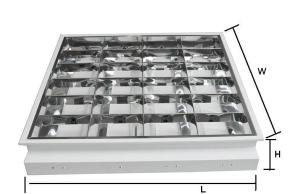 Wholesale T8 V TYPE FLUORESCENT RECESSED LIGHTING FIXTURES FOR INDUSTRIAL LIGHTING from china suppliers
