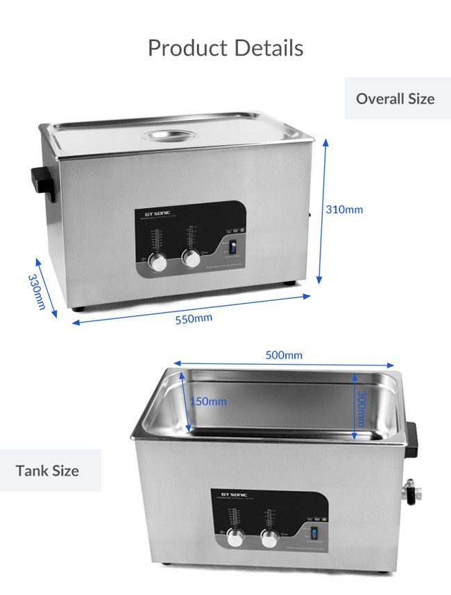 400W 20L Engine Parts Cleaning Machine Adjustable Temperature