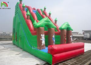 Wholesale Double Sewing Inflatable Dry Slide Green Forest Theme EN14960 CE EN71 from china suppliers