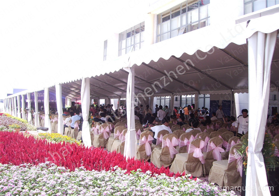 Outside Long-narrow Rustless Aluminum Profile Event Tent Waterproof Fabric Cover