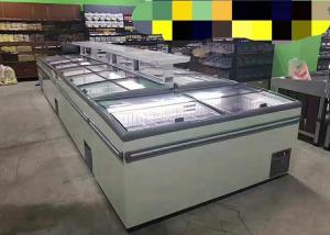 Wholesale 900 Litre Sliding Door Supermarket Chest Freezer Static Cooling from china suppliers