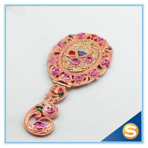 Wholesale Shinny Gifts Heart Shape Hand Mirror Portable Mirror Gift Set from china suppliers