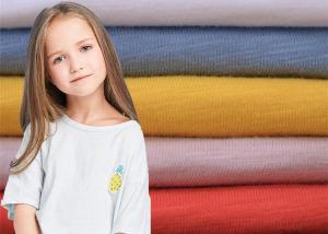 Wholesale Stock 21s 26S slub cotton plain jersey men's and women's fashion T-shirt casual wear fabric from china suppliers