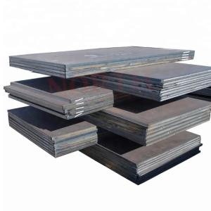 China Carbon Steel Hot Rolled Sheet Black Q235B Q355B Steel ST37 ST52 Mild Steel Sheet Plate on sale
