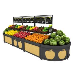 Wholesale ODM Fruit And Veg Display Stands , Display Vegetable Rack For Shop 1200×800mm Size from china suppliers