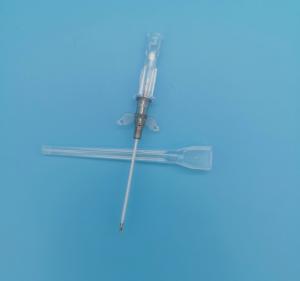 China 24G Yellow Safety I.V.Catheter Cannula With Small Wings CE ISO on sale