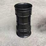 45 90 Degree HDPE Pipe Fittings 300mm Caliber Corrugated Pipe Elbow With Rubber
