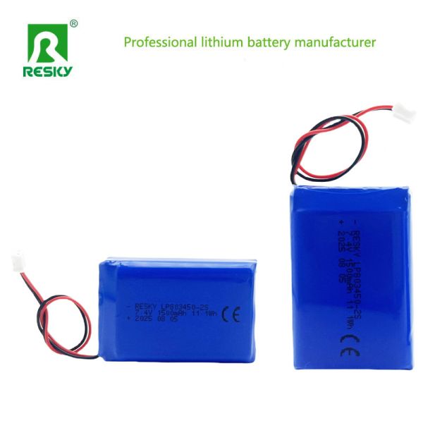 803450 Lithium Polymer Battery Pack with connectors