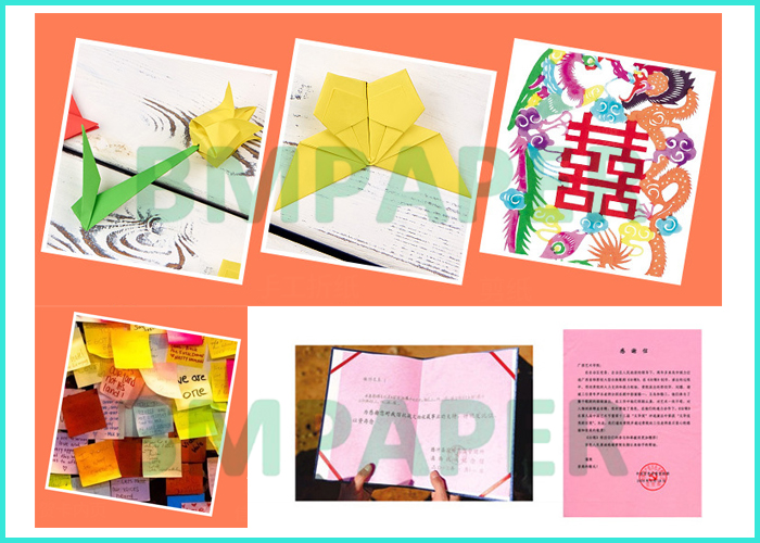  70gr 80gr Light Green Blue Color Bond Paper For Event Invitations 70 x 95cm