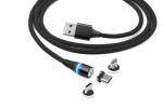 5A Magnetic Data Cable Compact Design Long Lifespan For Samsung Iphone
