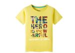 Digital Printing Casual T - Shirts Fabric Cotton Reinforcement Round Neck
