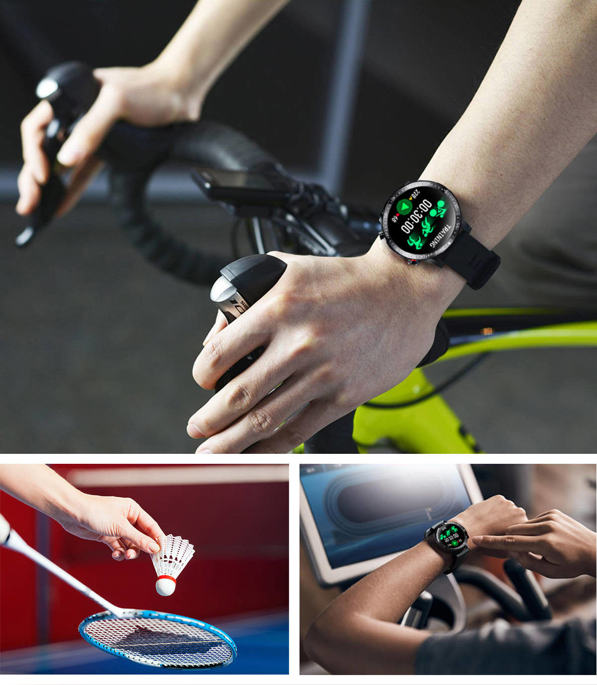 DC5V 300Mah Bluetooth Smart Touch Watch Waterproof BLE4.0 IPS For Men