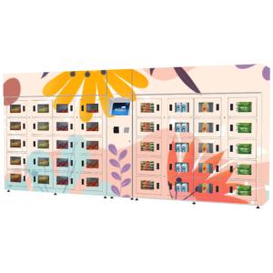 Wholesale 24 Hours Refrigerated Locker Self Service Smart Cabinet Transparent from china suppliers