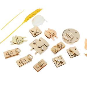 Wholesale Tearproof Handbag Lock Hardware Metal Turn Thumb Catch Multipurpose from china suppliers